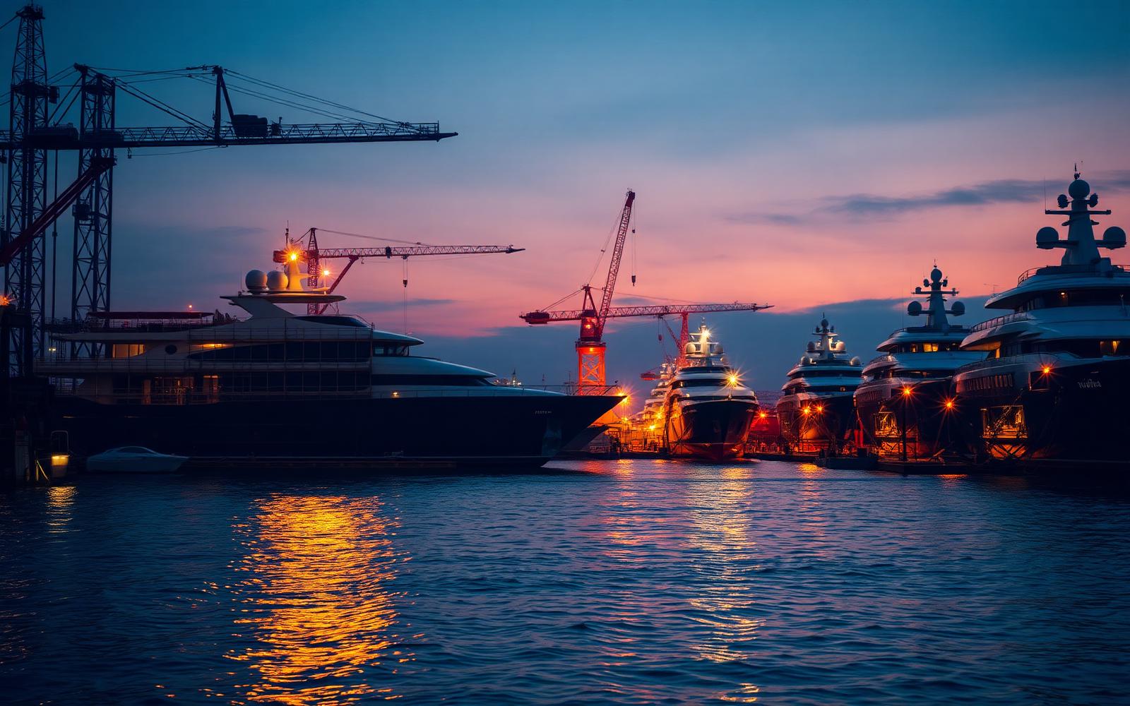 Quayside scene representing a traffic redirect asset